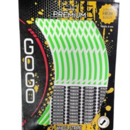 Gogo Yeşil-Beyaz Jant Şeridi