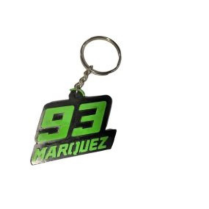 Anahtarlık Silikon 93 1. Sınıf (Yeşil-Siyah)