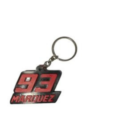 Anahtarlık Silikon 93 1. Sınıf (Kırmızı-Siyah)