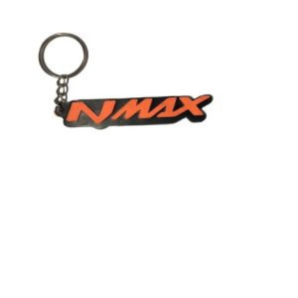 Anahtarlık Silikon 1. Sınıf-  N-MAX   ( Turuncu-Siyah)