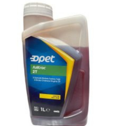 Opet Fulltrac 2t Yüksek Performanslı Testere Ve Tırpan Motoru Yağı 2T Opet (Kırmızı) Şeffaf Ambalaj