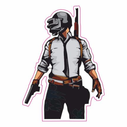 Motosiklet Sticker Pubg 70 X 100 Mm