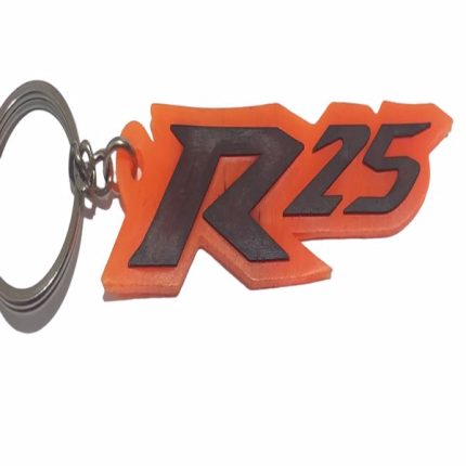 Anahtarlık Silikon R-25 1.sınıf(Turuncu-Siyah)